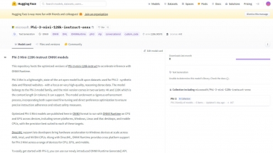 Phi-3 Mini-128K-Instruct ONNX