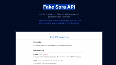 Fake Sora API