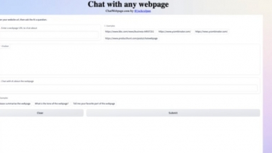 Chat with any webpage