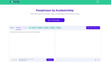 Paraphraser by AcademicHelp