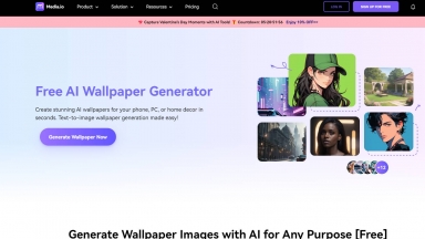 Media.io's AI Wallpaper Image Generator