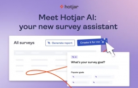 Hotjar AI for Surveys gallery image