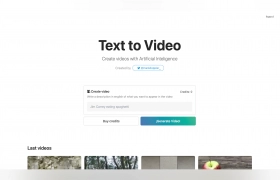 Text to Video gallery image