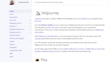 Midjourney API