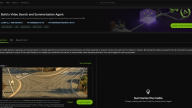 NVIDIA Video Search and Summarization