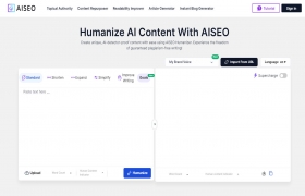 Humanize AI Text by AISEO gallery image