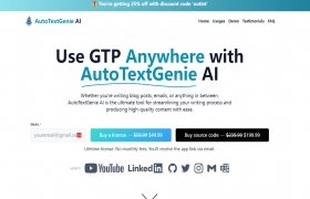 AutoTextGenie AI gallery image