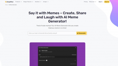 Simplified AI Meme Generator