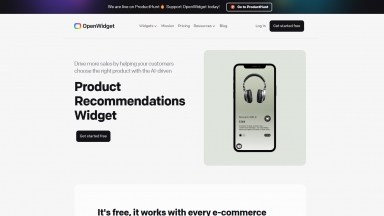 AI Product Recommendations Widget