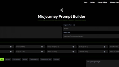 Midjourney prompt builder