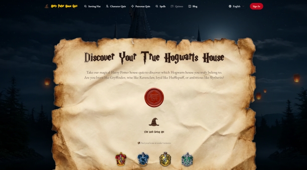Harry Potter House Quiz ORG