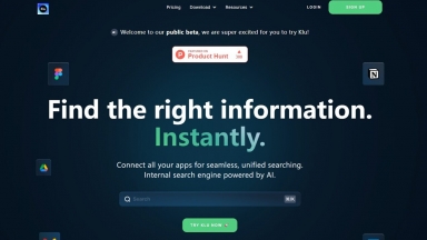 Klu - Internal search powered by AI