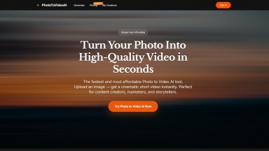 Photo to Video AI