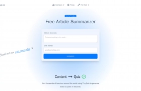 Article Summarizer by TinyQuiz gallery image