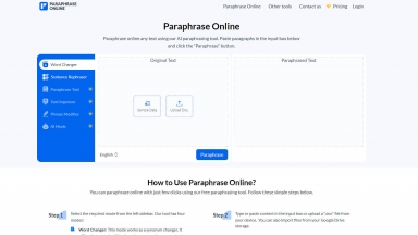 Paraphraseonline.io