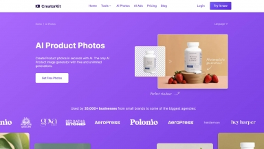 CreatorKit's AI Product Photo maker