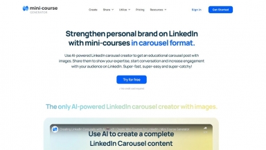 AI-Powered LinkedIn Carousel Creator