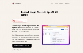 Google Sheets + OpenAI API gallery image