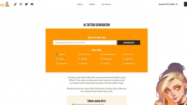 Tattoo Jenny AI Tattoo Generator