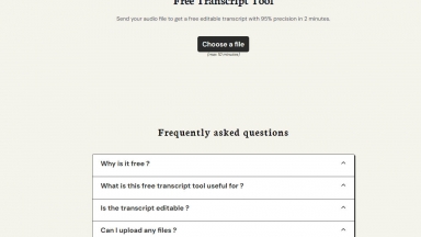 Free Transcriber by Voscribe