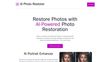 AI photo restorer
