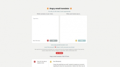 Angry Email Translator