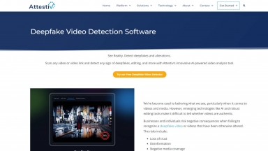 Attestiv’s deepfake video detection