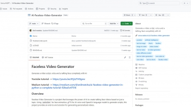 AI Faceless Video Generator