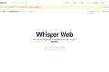 Whisper Web