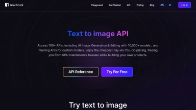 The Text to Image API of novita.ai