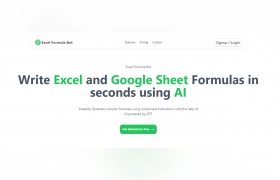 Excel Formula Bot gallery image