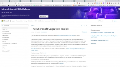Microsoft Cognitive Toolkit