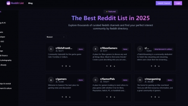 Reddit List