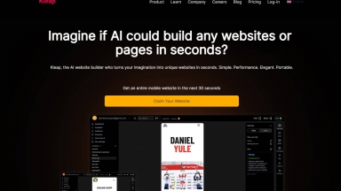 Kleap AI website builder