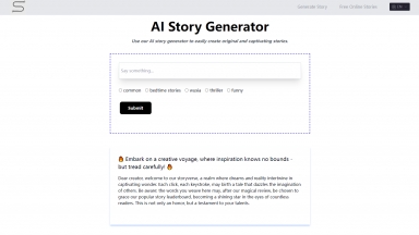 Free AI Story Generator