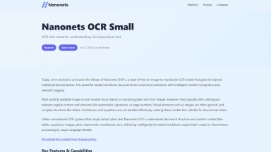 Nanonets OCR Small