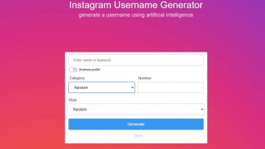 Instagram Username Generator
