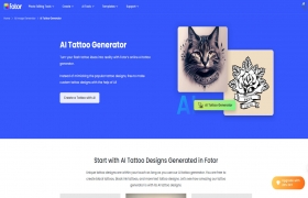 AI Tattoo Generator by Fotor gallery image