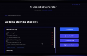Checklistgenerator AI gallery image