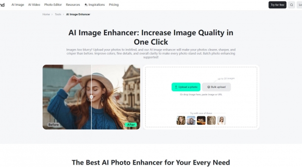 InsMind AI Image Enhancer