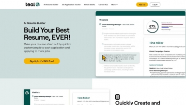 Teal Resume Builder