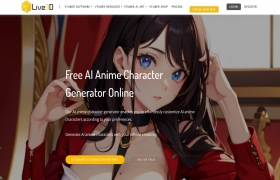 AI Anime Character Generator By Live3D gallery image