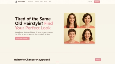 AI hairstyle changer