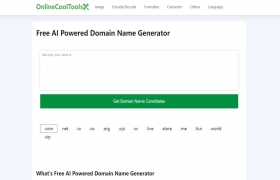 Free AI Powered Domain Name Generator gallery image