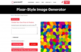 Pixar-Style Ai Image Generator gallery image