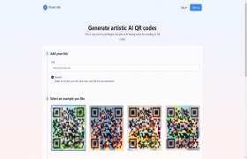 AI QR code generator gallery image