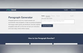 AI Paragraph Generator gallery image