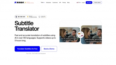 Rask AI's Subtitle Translator