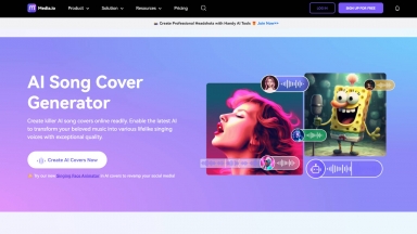 Media.io's AI song cover generator