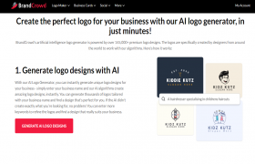 AI Logo Generator by brandcrowd gallery image